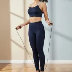 Women Black High Impact Gym Wear Set