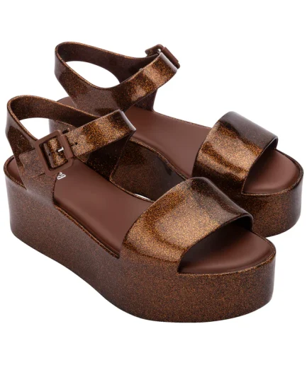 Women Beige Platform Heel Elegant Premium Party Wear Sandals