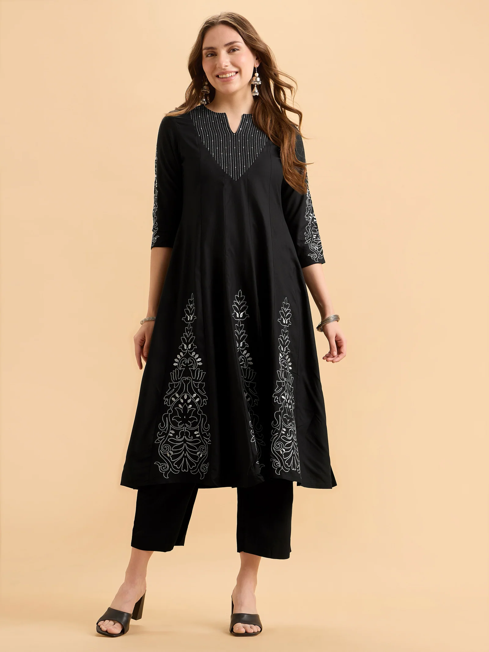 black-viscose-kalicut-kurti-with-embroidery-and-sequins-5