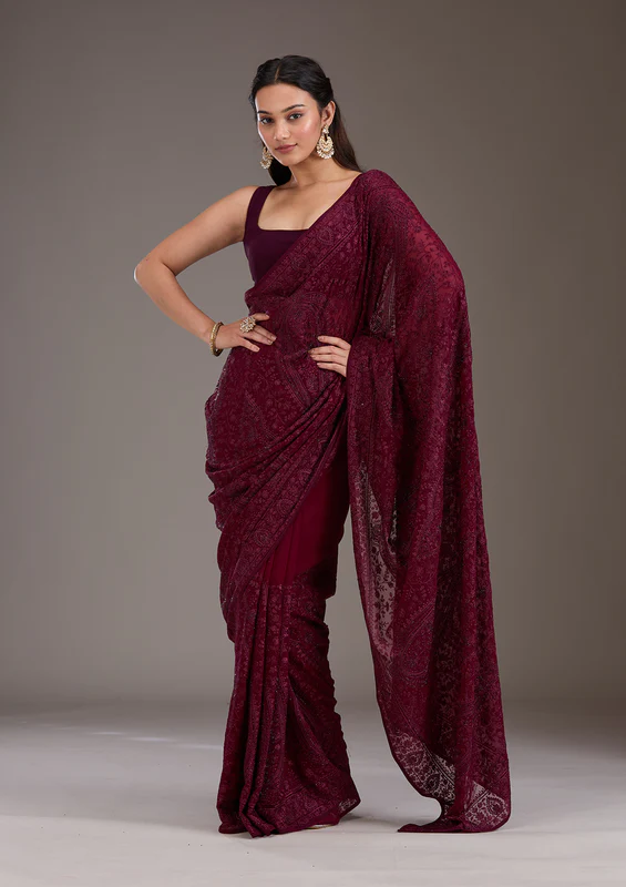 koskii-wine-threadwork-georgette-designer-saree-saus0040098_wine_1_6_800x800