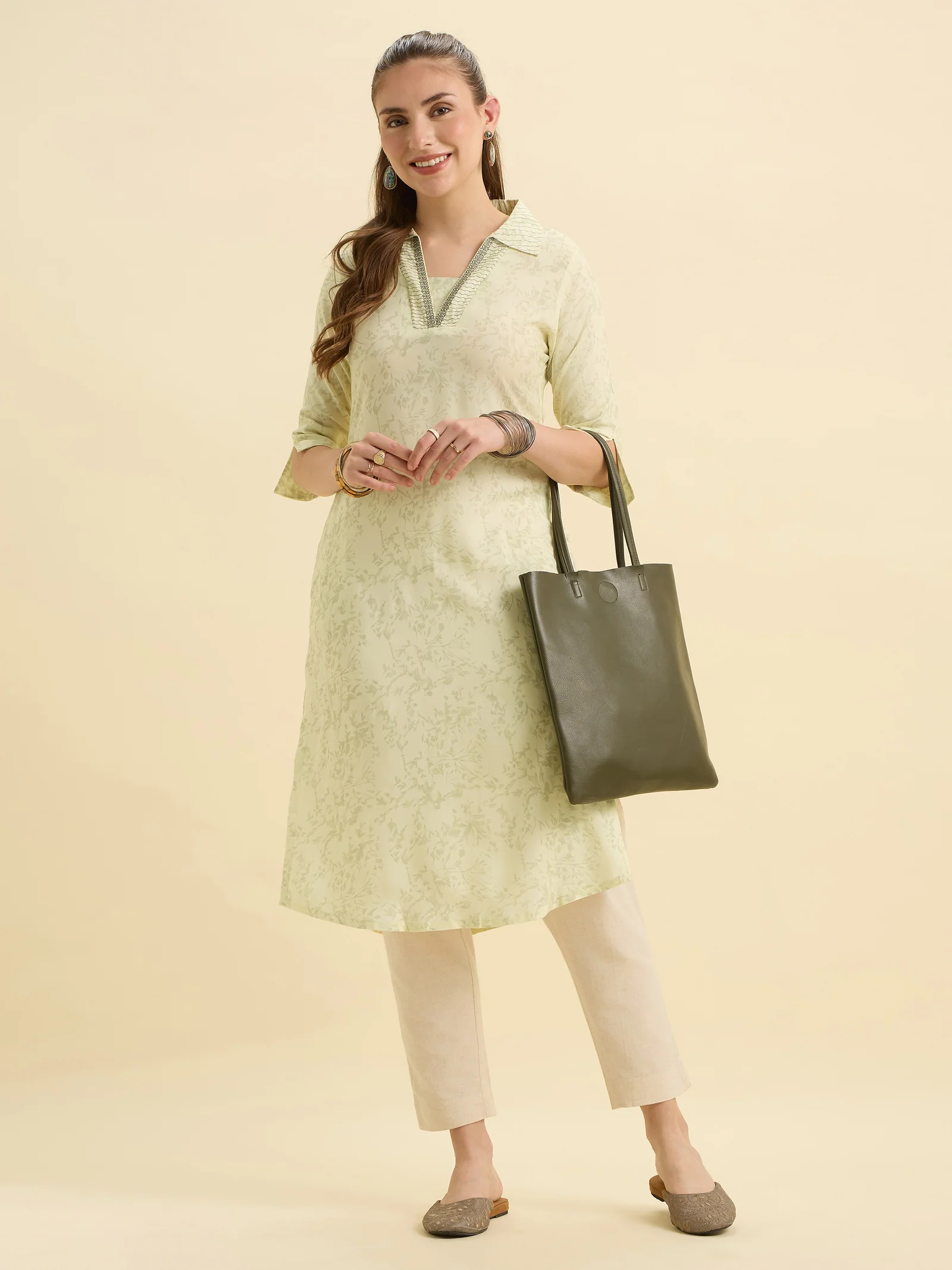 pale-yellow-viscose-printed-kurti-with-embroidery-4