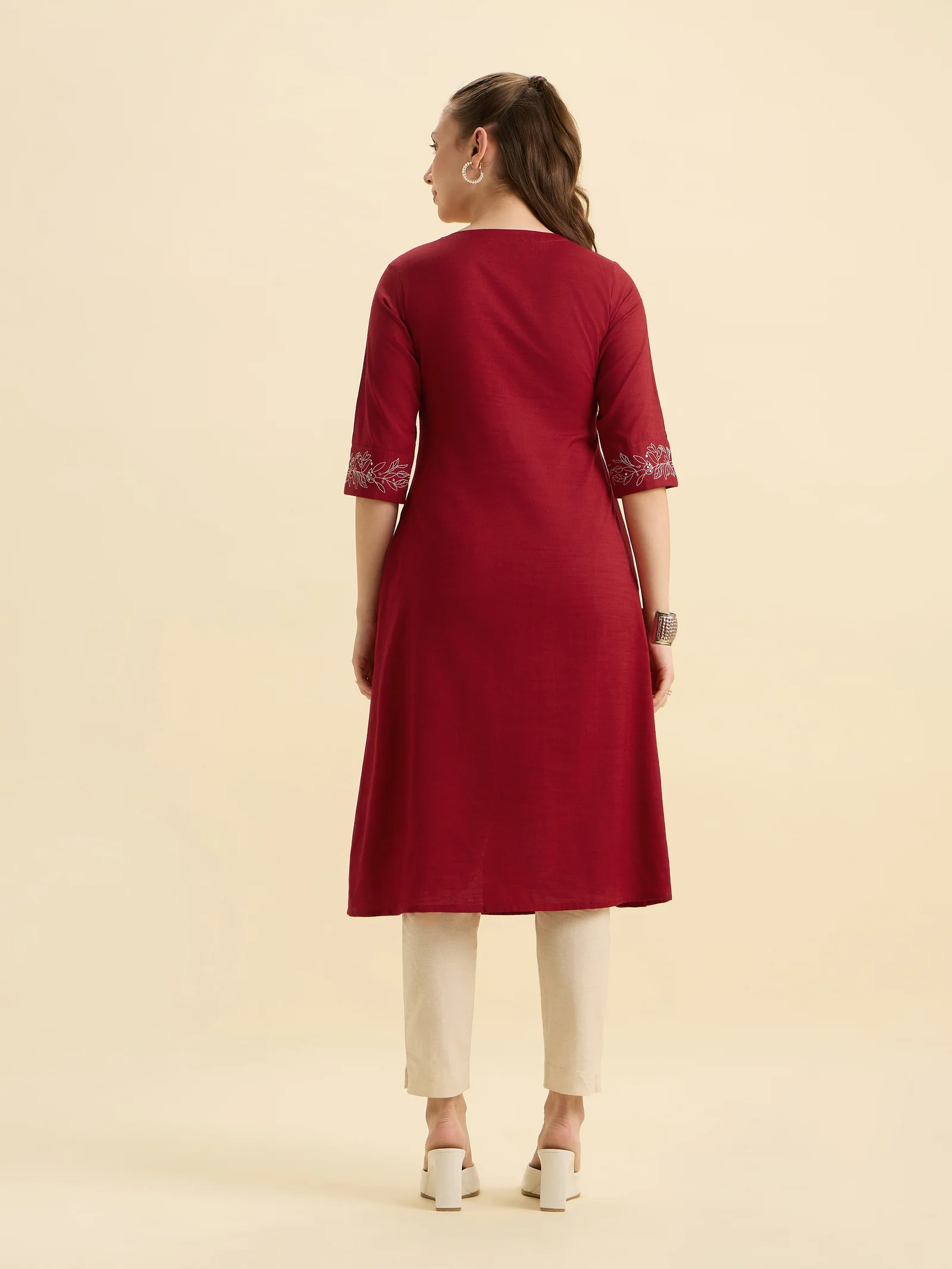 red-cotton-viscose--angrakha-kurti--with-sequence-embroidery-7